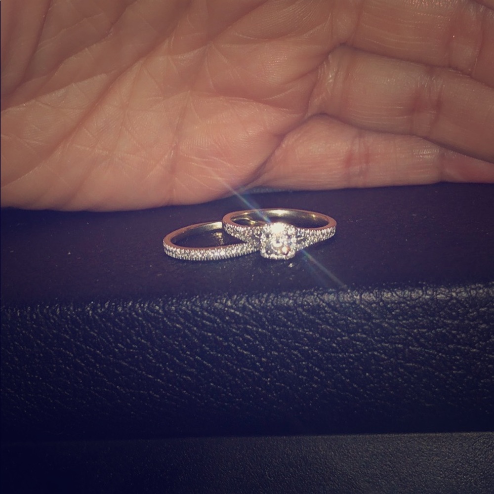 14kwg Bridal set